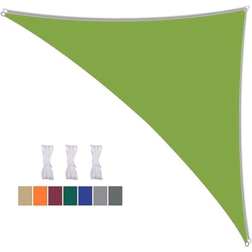 16x16x23ft Triangle Sun Shade Sail - Waterproof Canopy with 95% UV Protection for Outdoor Patio, Garden, Yard, Lawn, Pool Party, Deck Awning