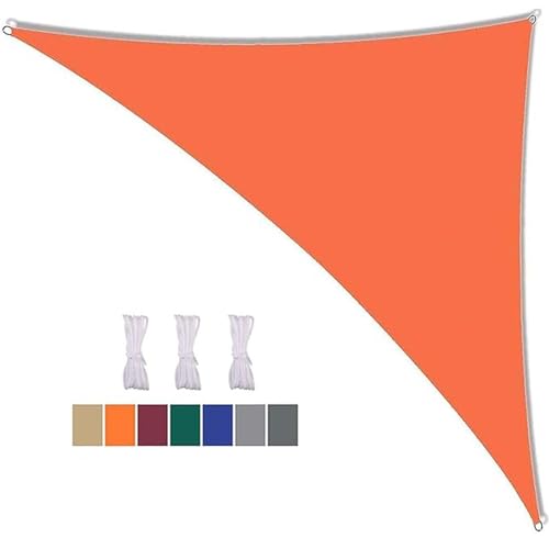 16x16x23ft Triangle Sun Shade Sail - Waterproof Canopy with 95% UV Protection for Outdoor Patio, Garden, Yard, Lawn, Pool Party, Deck Awning