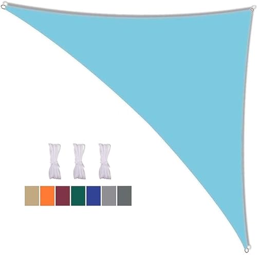 16x16x23ft Triangle Sun Shade Sail - Waterproof Canopy with 95% UV Protection for Outdoor Patio, Garden, Yard, Lawn, Pool Party, Deck Awning