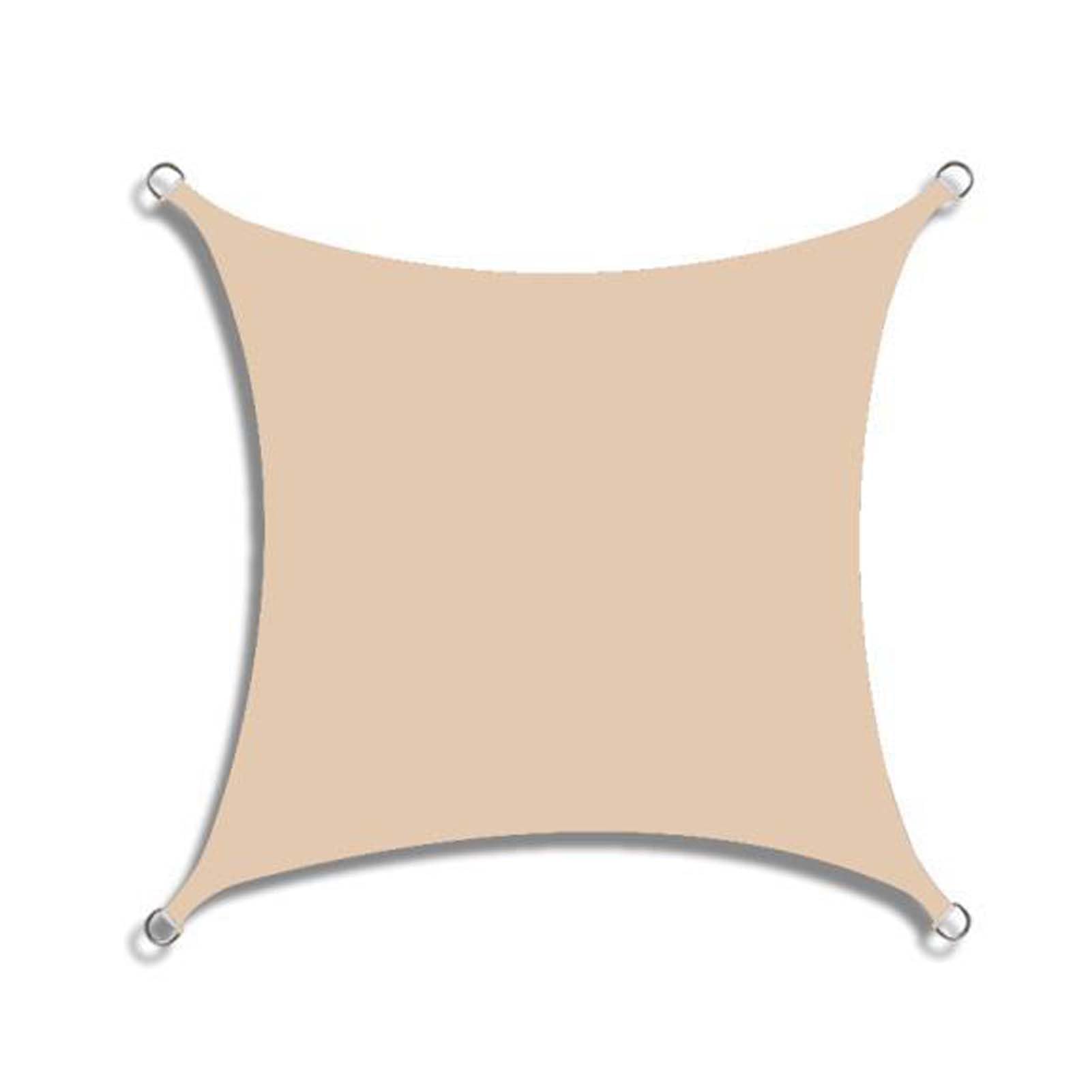 Waterproof HDPE Rectangular Sun Shade Sail, 90% UV Protection Shade Canopy, Lightweight and Tear-Resistant Fabric Shade Cloth, Perfect for Patio, Garden, Balcony, Pergola, Poolside