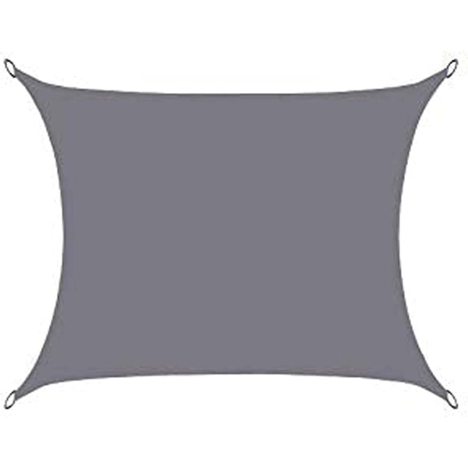Waterproof Rectangle Sun Shade Sail Canopy, UV Resistant 95% UV Block Heavy Duty Outdoor Shade Cloth, Garden Shade Cover Awning Shelter with Rings, for Patio, Backyard, Pool, Deck