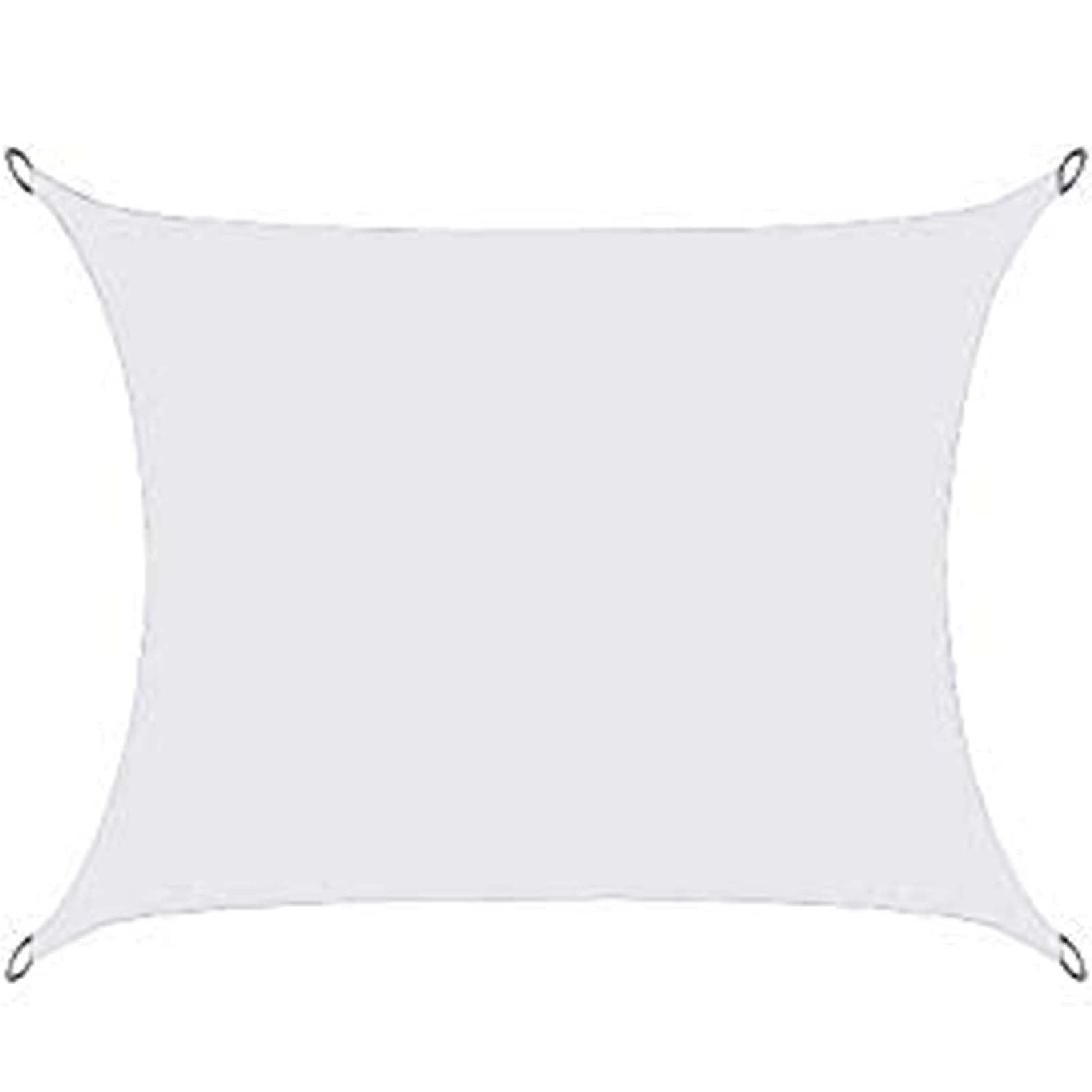 Waterproof Rectangle Sun Shade Sail Canopy, UV Resistant 95% UV Block Heavy Duty Outdoor Shade Cloth, Garden Shade Cover Awning Shelter with Rings, for Patio, Backyard, Pool, Deck