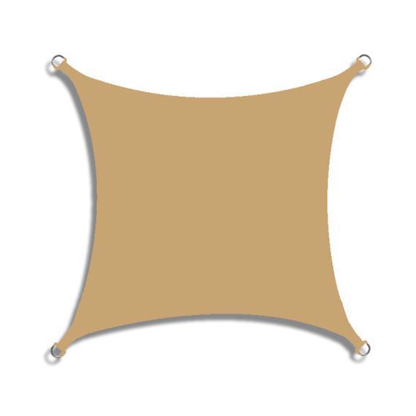 HDPE Sun Shade Sail, Rectangular Waterproof Canopy, 90% Sun Blocking, Lightweight and Tear-Resistant Fabric, Ideal for Poolside, Garden, Patio, Balcony, Pergola, Playground