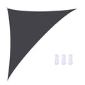 Waterproof Sun Shade Sail Shade Cloth for Patio 10x10x14ft, Garden Sun Shade Right Triangle UV-Block Sunscreen Sail Breathable Shelter Fabric Screen with Roped, 10x10x16ft