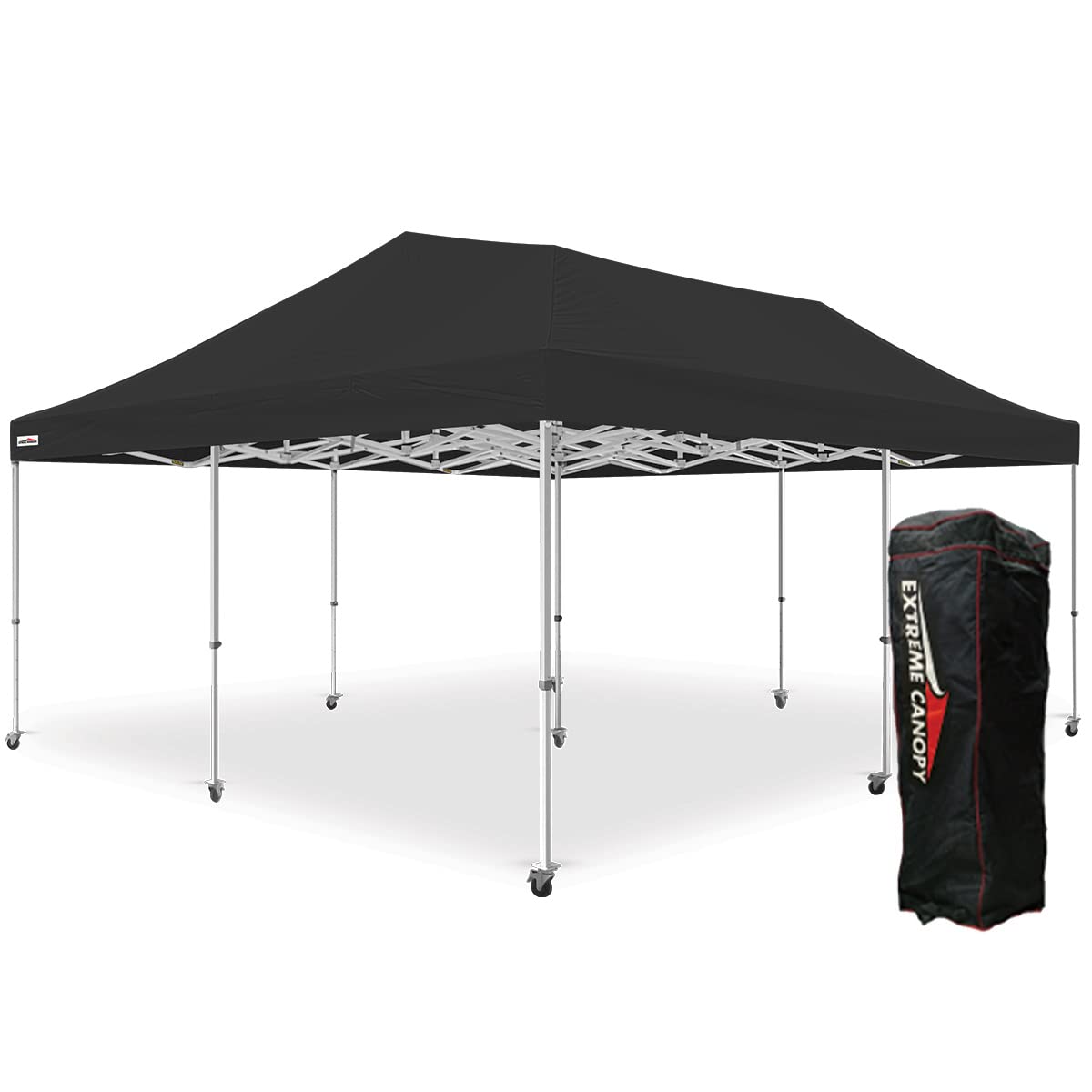 Extreme Canopy Commercial Heavy Duty Aluminum Instant Popup Canopy Tent (White, 20ft x 20ft)