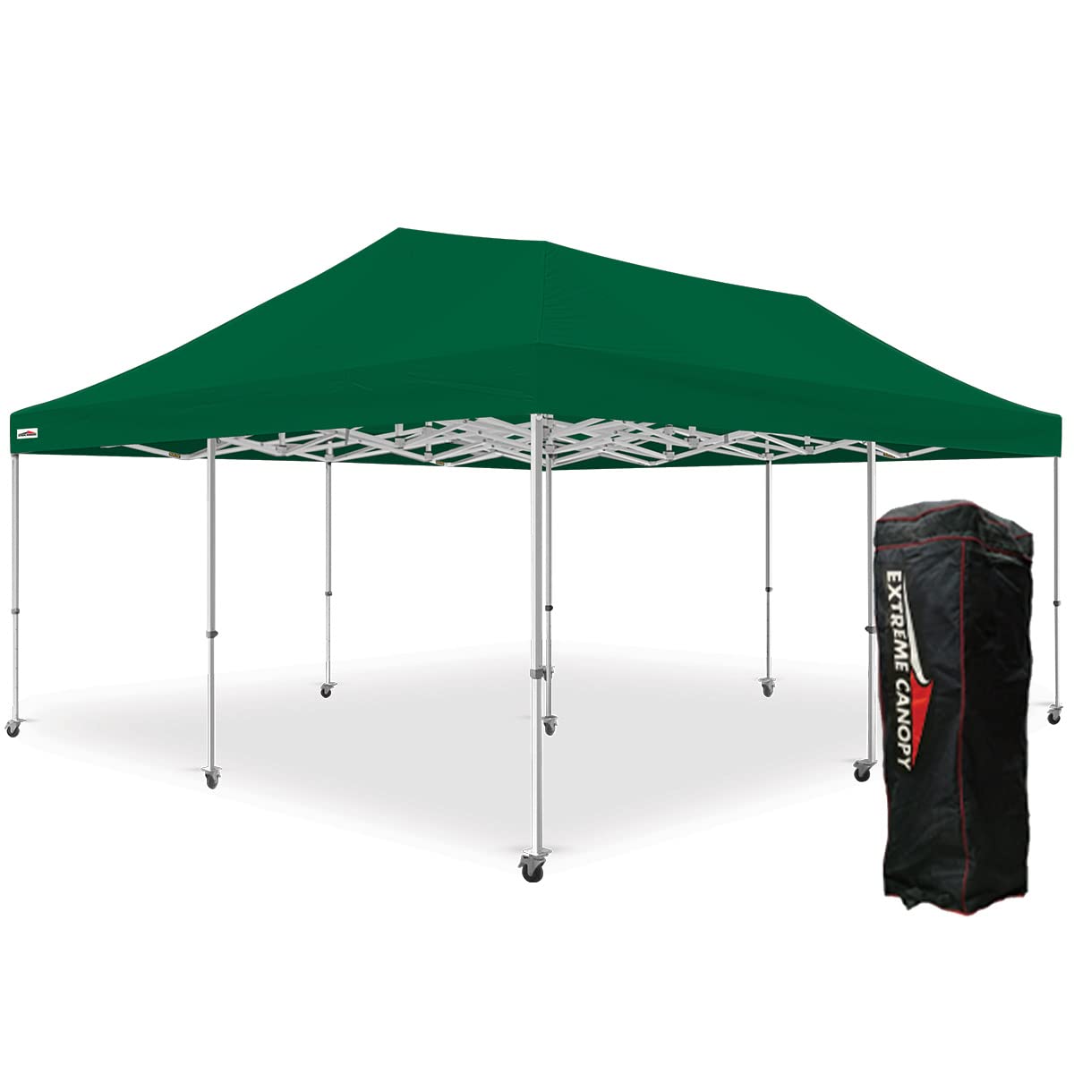 Extreme Canopy Commercial Heavy Duty Aluminum Instant Popup Canopy Tent (White, 20ft x 20ft)