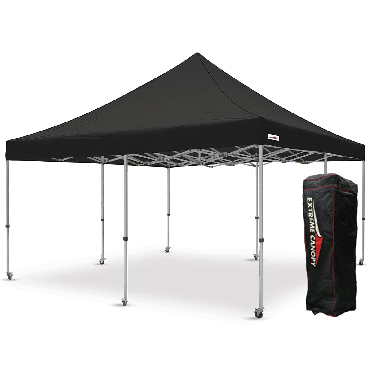 Extreme Canopy Commercial Heavy Duty Aluminum Instant Popup Canopy Tent (White, 20ft x 20ft)