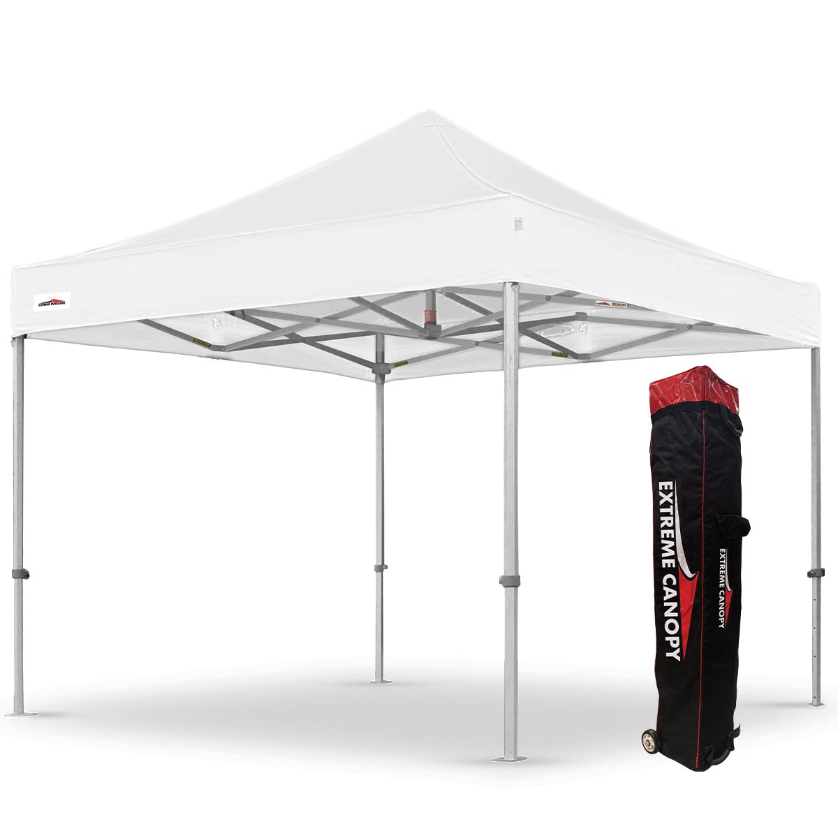 Extreme Canopy Commercial Heavy Duty Aluminum Instant Popup Canopy Tent (White, 20ft x 20ft)
