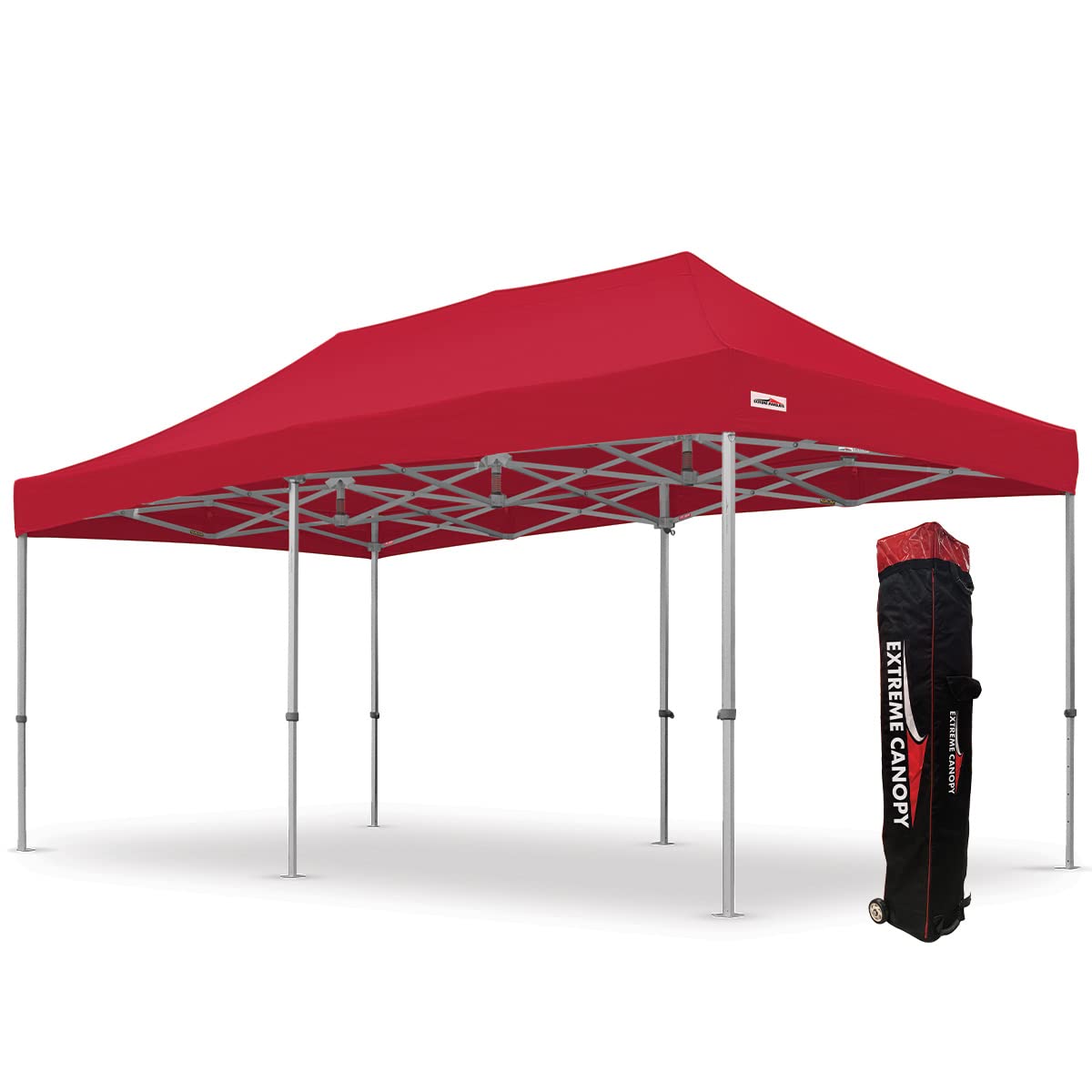 Extreme Canopy Commercial Heavy Duty Aluminum Instant Popup Canopy Tent (White, 20ft x 20ft)