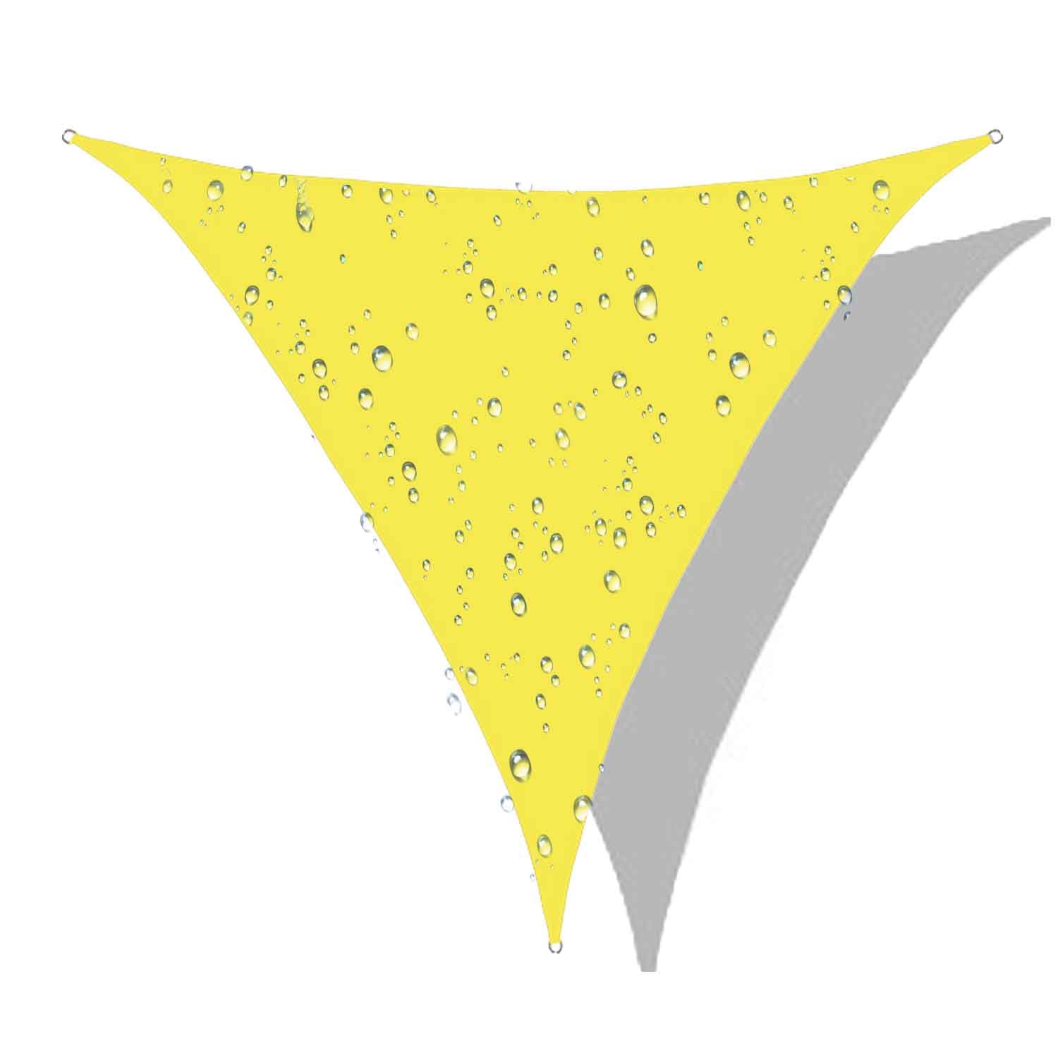 Triangle Sun Shade Waterproof, Sail Shade Triangle, Sun Shade Sail Triangle UV-Block Canopy for Patio Backyard Lawn Garden OutdoorU, 9' x 9'x 9'