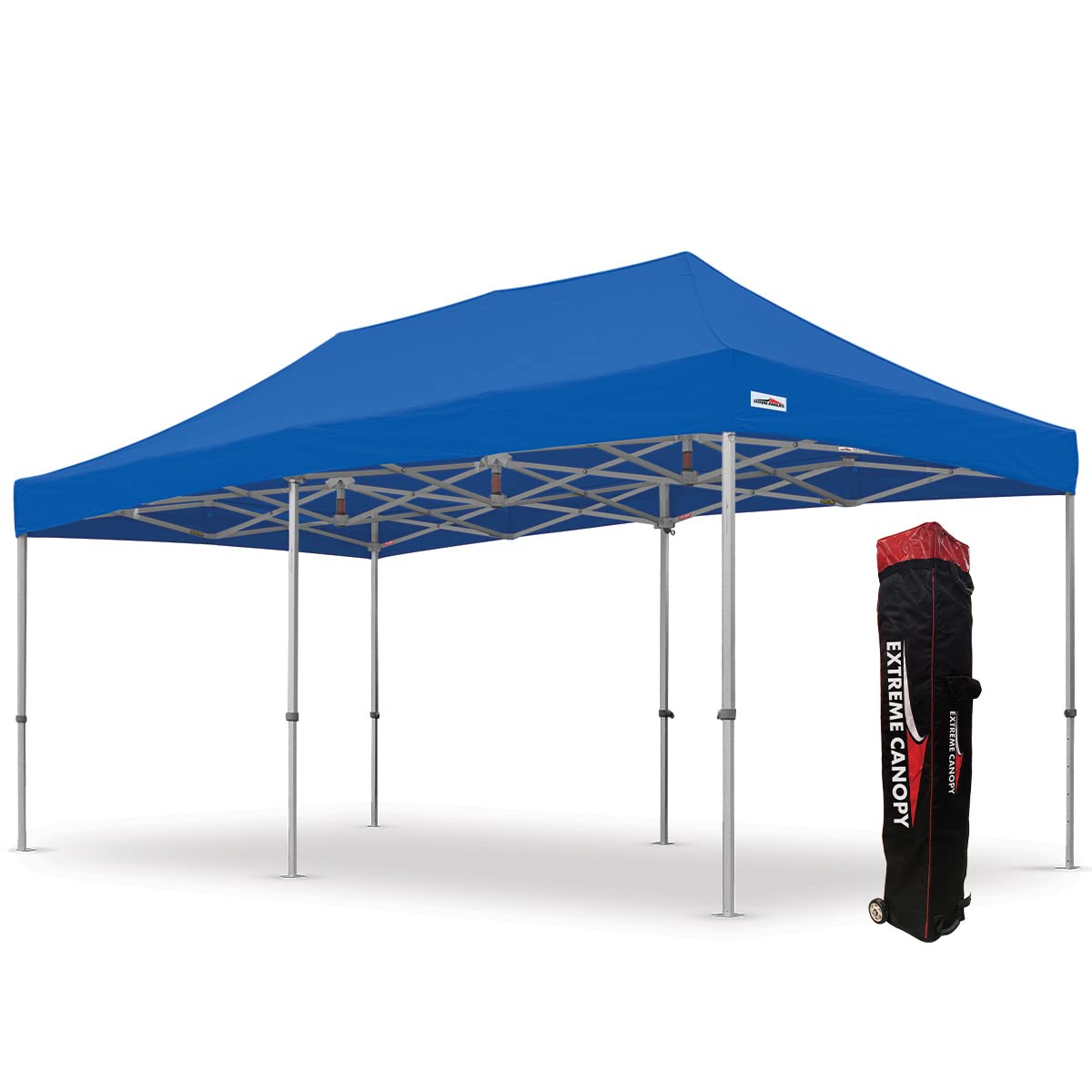 Extreme Canopy Commercial Heavy Duty Aluminum Instant Popup Canopy Tent (White, 20ft x 20ft)