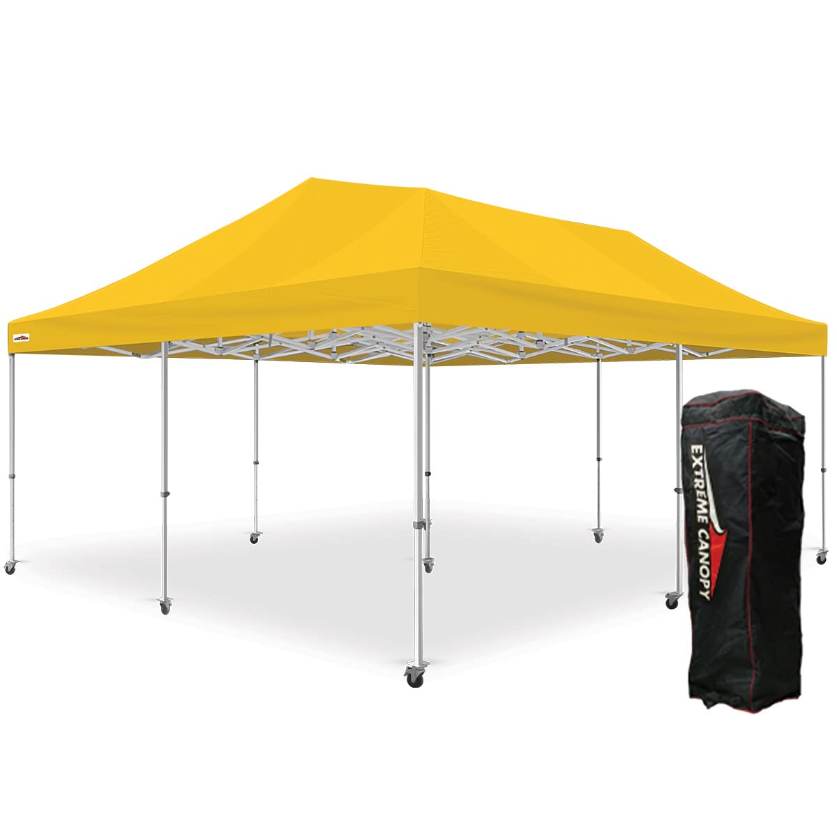 Extreme Canopy Commercial Heavy Duty Aluminum Instant Popup Canopy Tent (White, 20ft x 20ft)