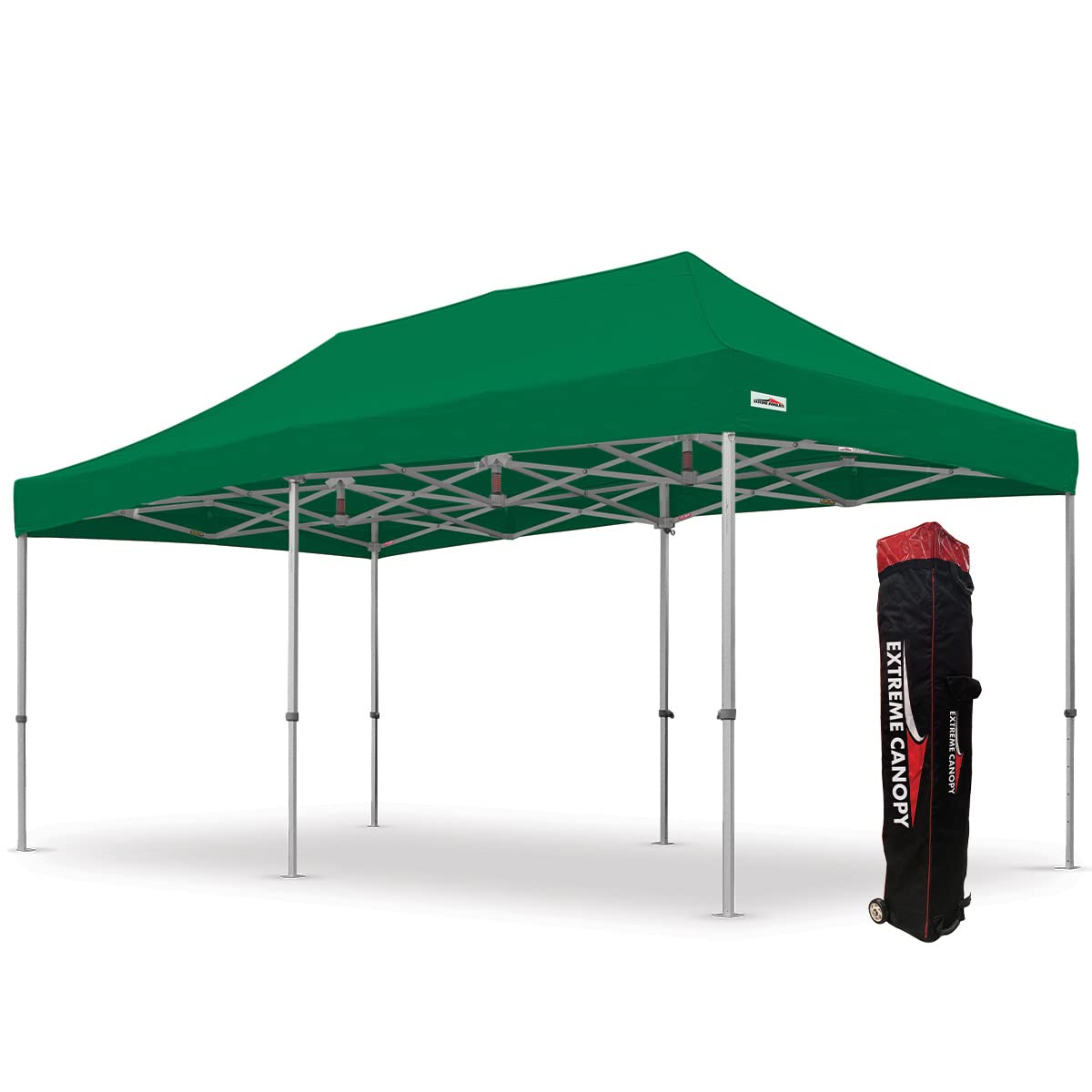 Extreme Canopy Commercial Heavy Duty Aluminum Instant Popup Canopy Tent (White, 20ft x 20ft)