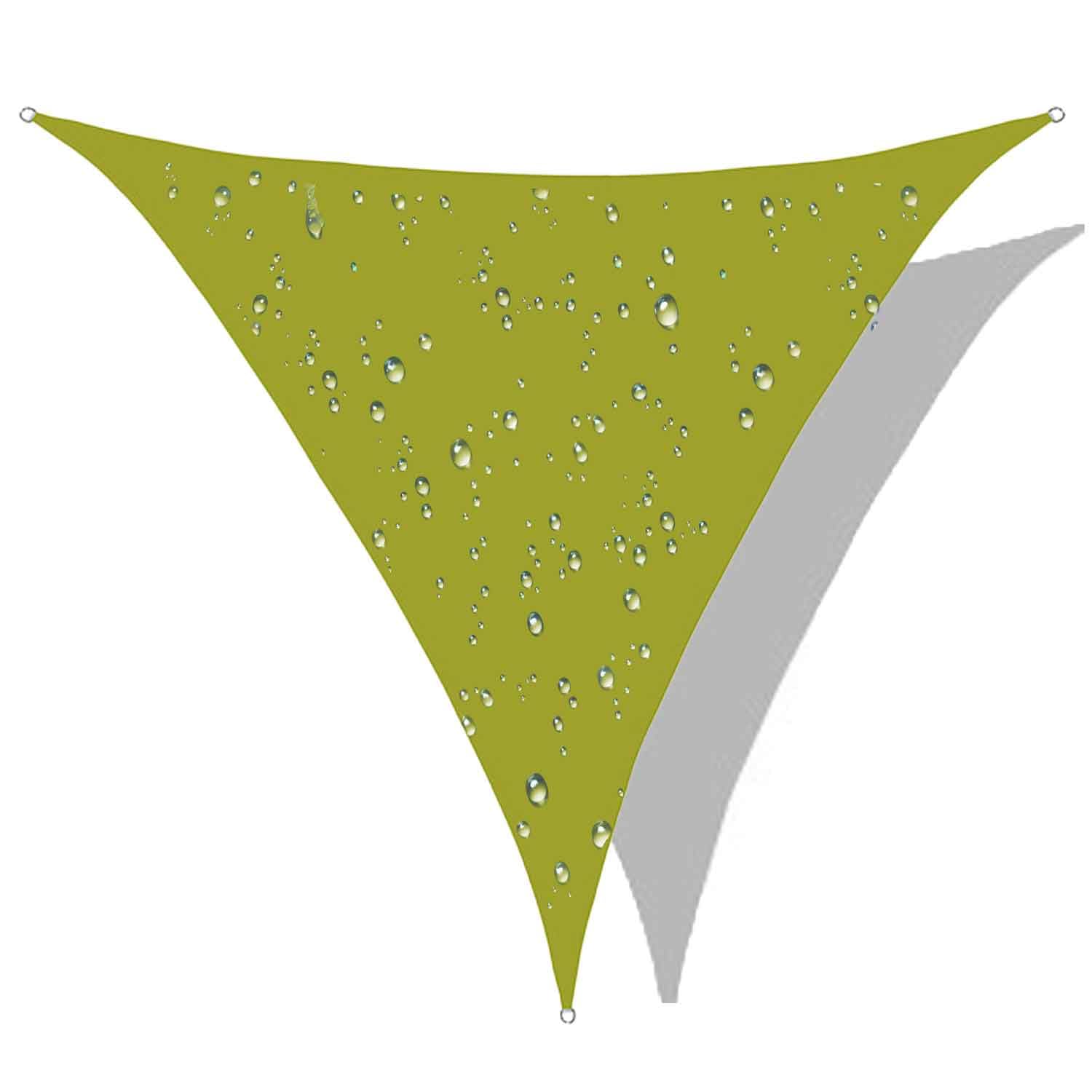 Triangle Sun Shade Waterproof, Sail Shade Triangle, Sun Shade Sail Triangle UV-Block Canopy for Patio Backyard Lawn Garden OutdoorU, 9' x 9'x 9'