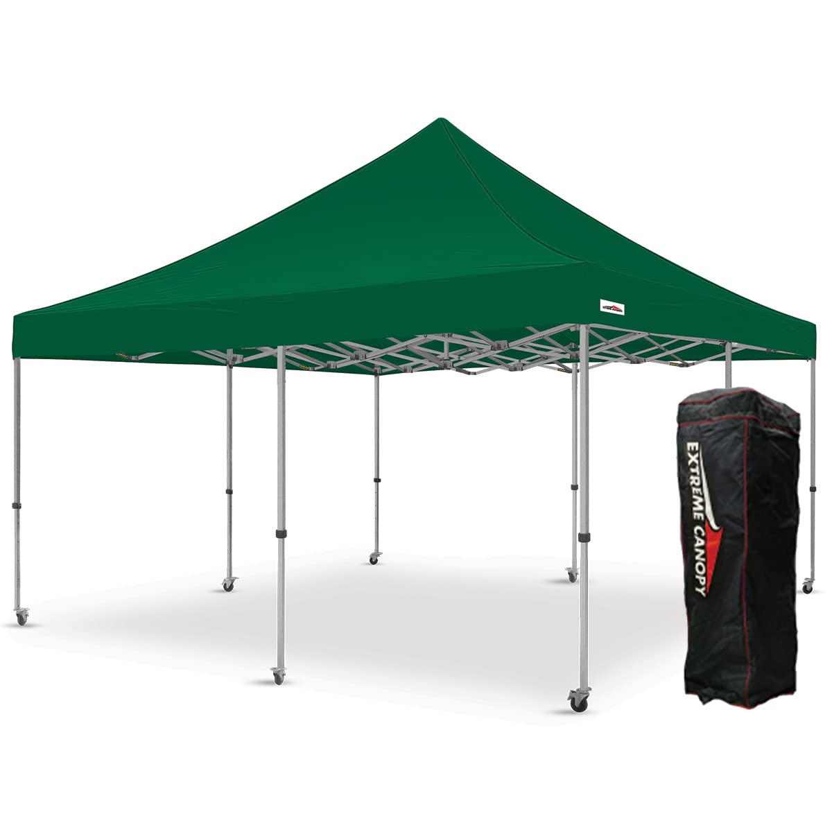 Extreme Canopy Commercial Heavy Duty Aluminum Instant Popup Canopy Tent (White, 20ft x 20ft)