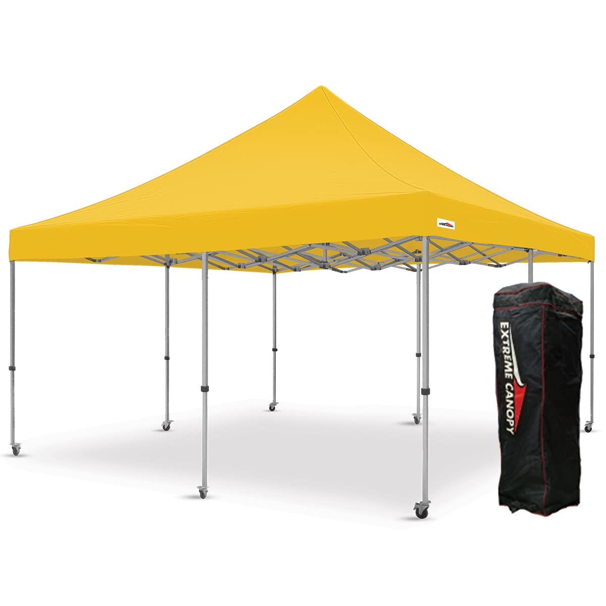 Extreme Canopy Commercial Heavy Duty Aluminum Instant Popup Canopy Tent (White, 20ft x 20ft)