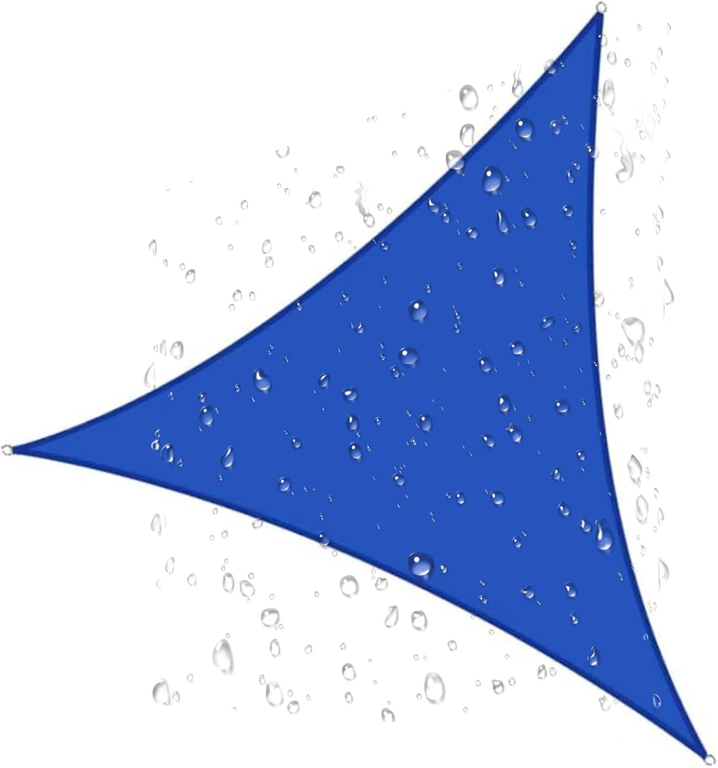 Triangle Waterproof Shade Sail, Heavy Duty Sun Shade Net Awning, UV Resistant Outdoor Canopy, 95% UV Blockage Screen Awning, for Patio, Porch, Pool, Garden