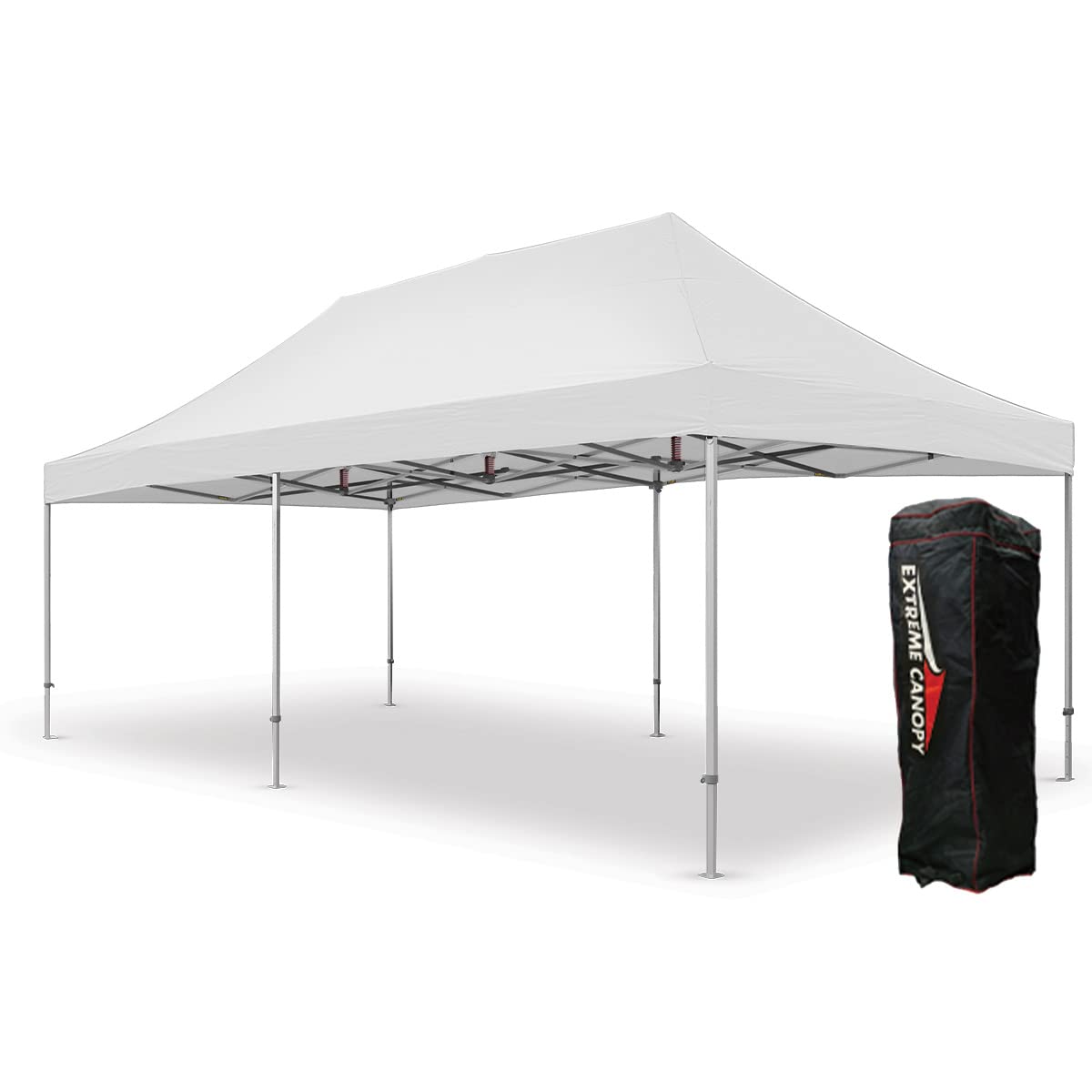 Extreme Canopy Commercial Heavy Duty Aluminum Instant Popup Canopy Tent (White, 20ft x 20ft)