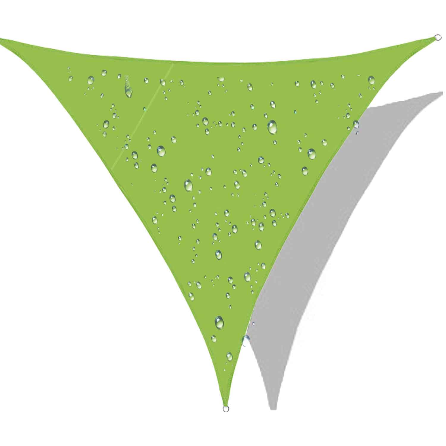 Triangle Sun Shade Waterproof, Sail Shade Triangle, Sun Shade Sail Triangle UV-Block Canopy for Patio Backyard Lawn Garden OutdoorU, 9' x 9'x 9'
