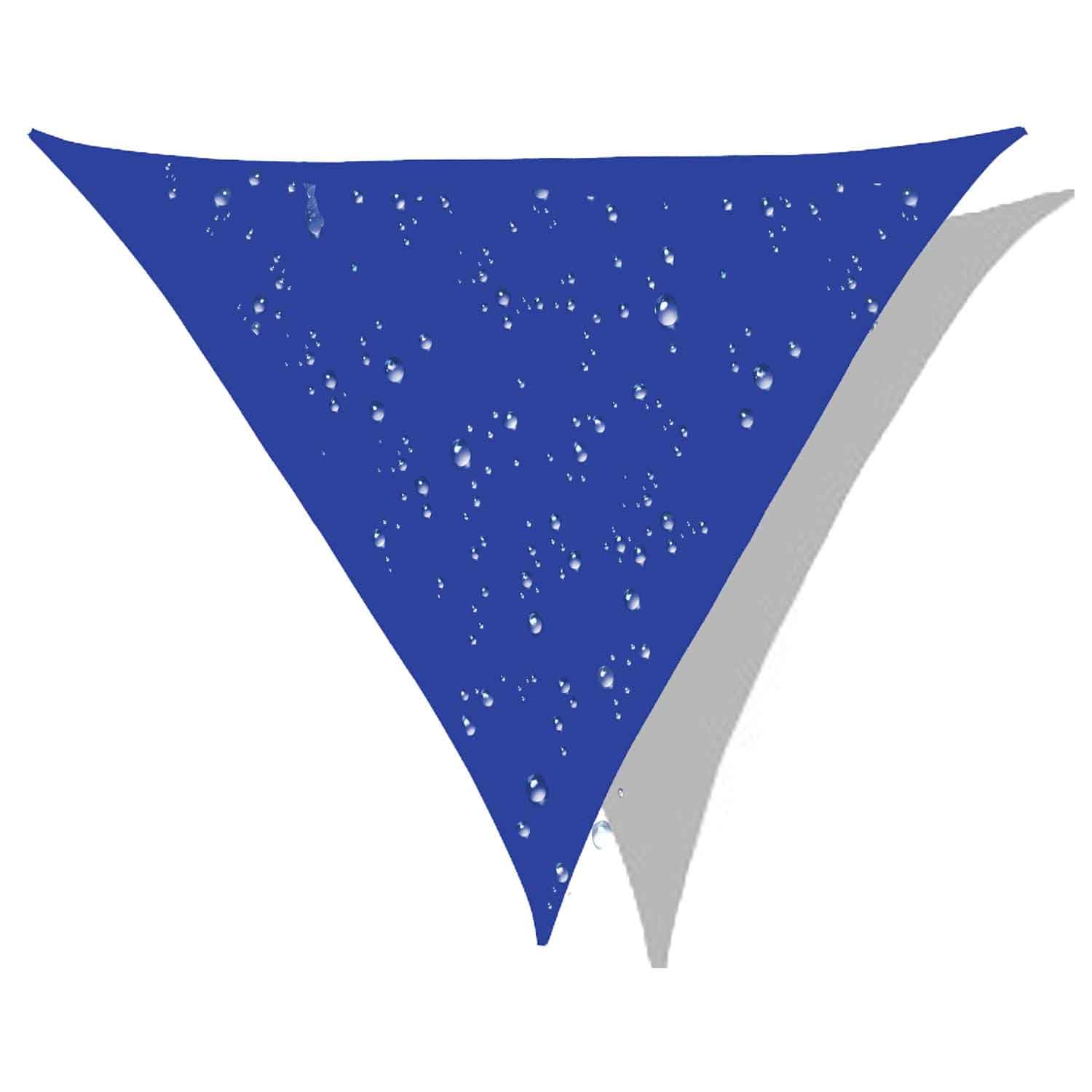 Triangle Sun Shade Waterproof, Sail Shade Triangle, Sun Shade Sail Triangle UV-Block Canopy for Patio Backyard Lawn Garden OutdoorU, 9' x 9'x 9'