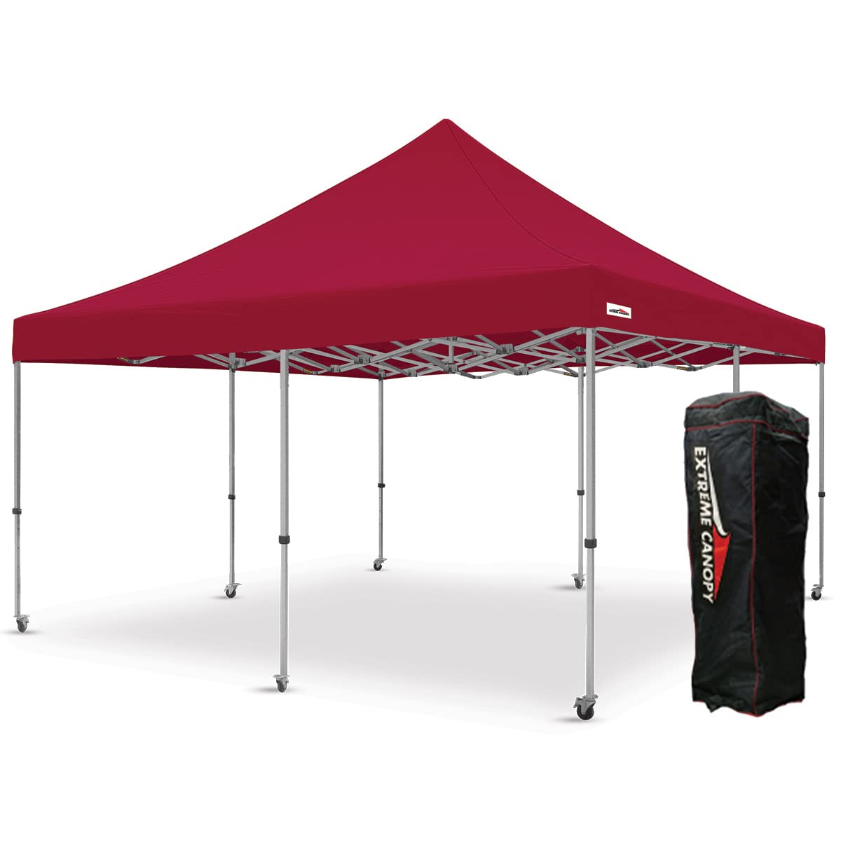 Extreme Canopy Commercial Heavy Duty Aluminum Instant Popup Canopy Tent (White, 20ft x 20ft)