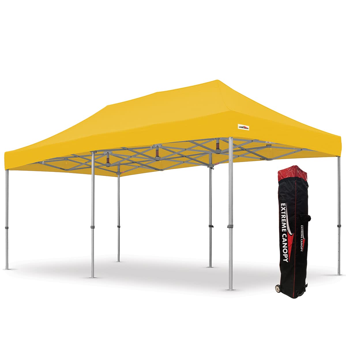 Extreme Canopy Commercial Heavy Duty Aluminum Instant Popup Canopy Tent (White, 20ft x 20ft)