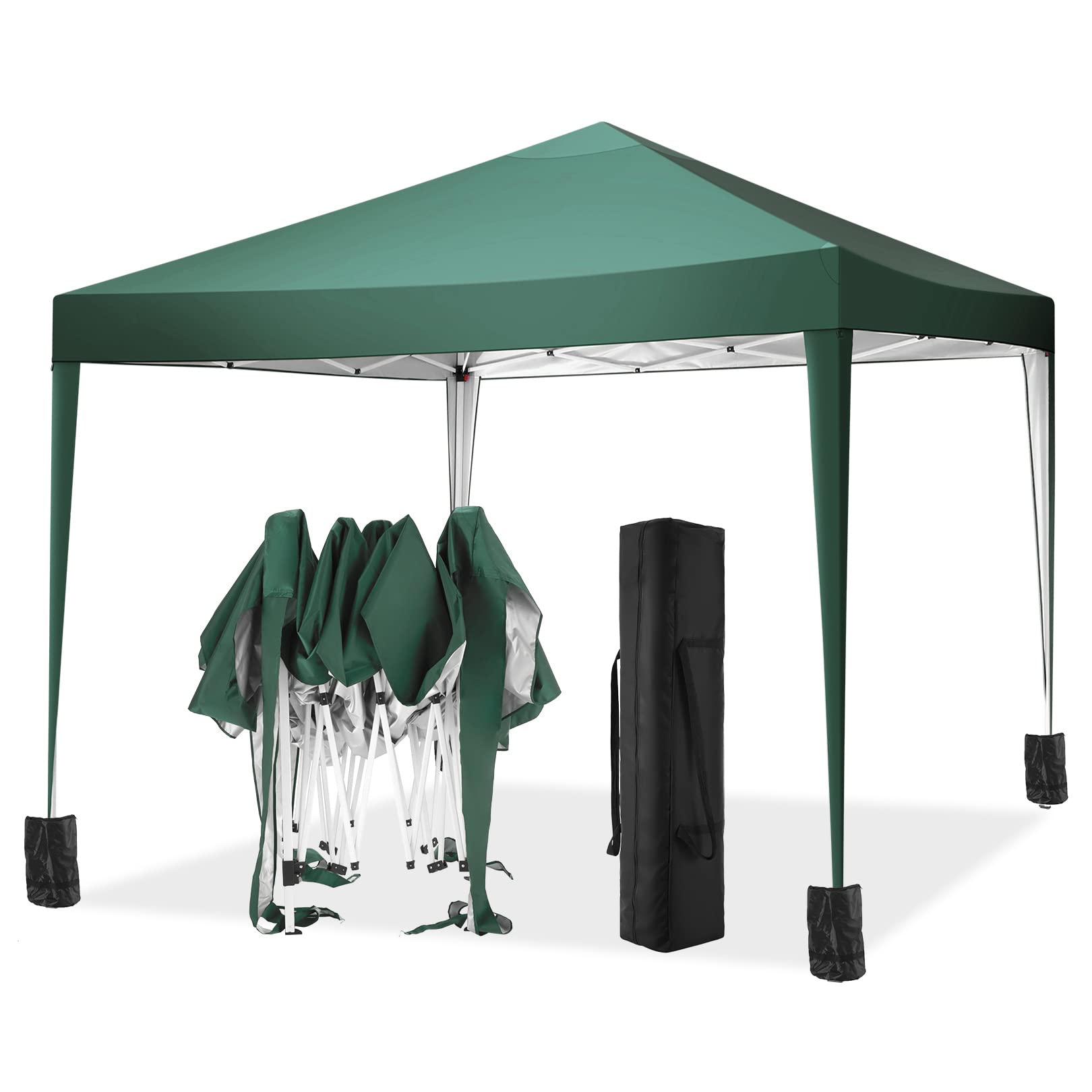 COBIZI 10x20 FT Pop up Canopy Tent with Sidewalls, Party Tents for Parties, Carpas para Fiestas, Easy Set Large Outdoor Popup Patio Gazebo for Backyard,Weddings,Vendor,Commercial Event,White (Upgrade)