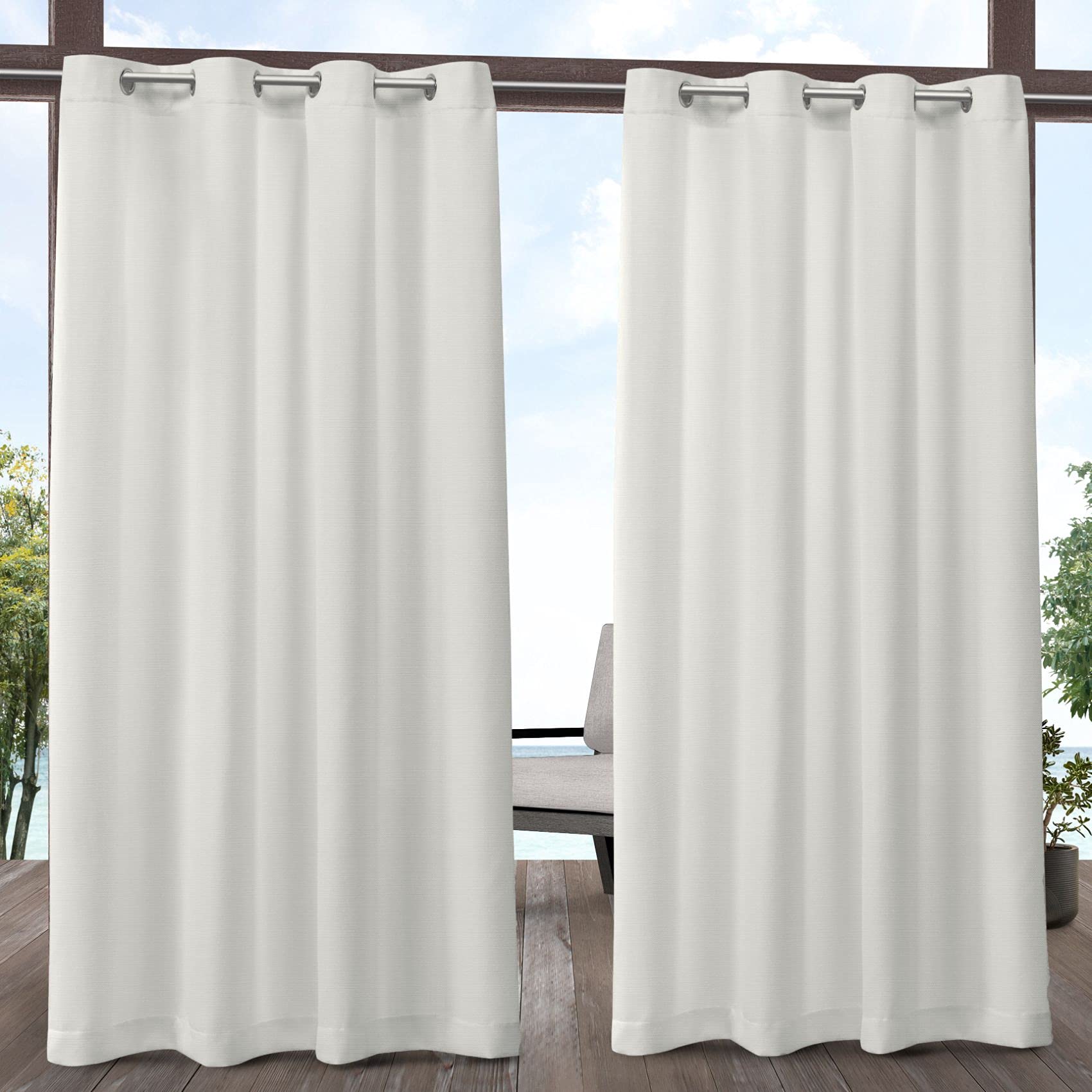 Textured Outdoor Curtains