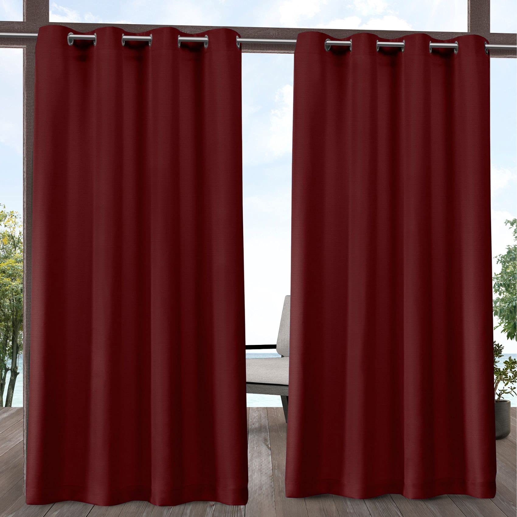 Textured Outdoor Curtains