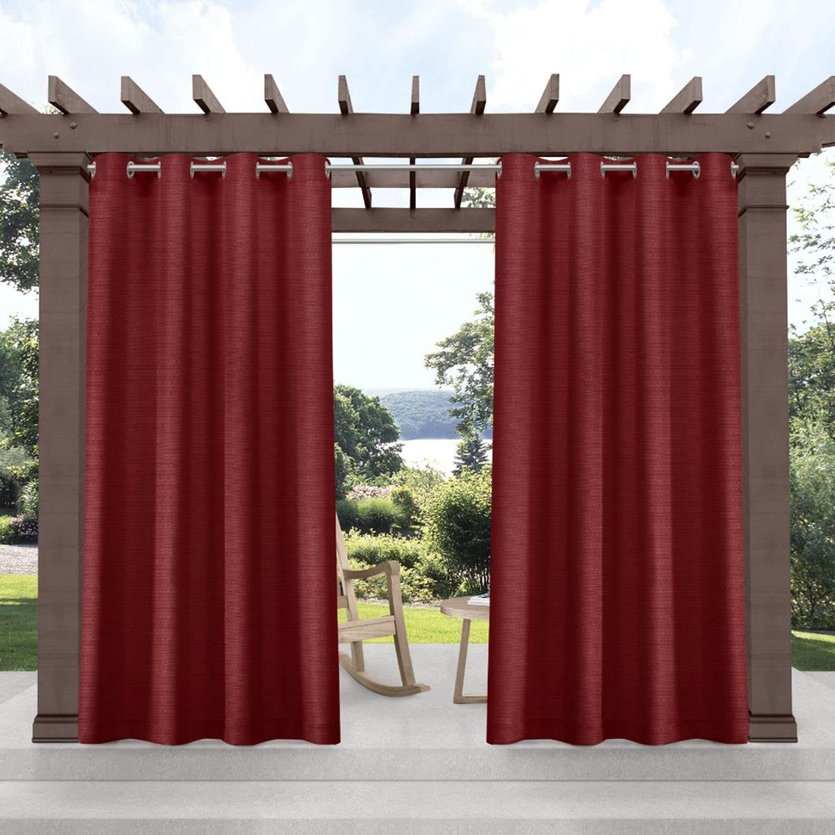 Textured Outdoor Curtains