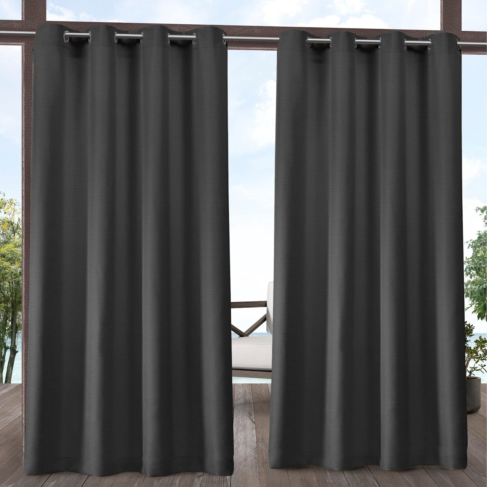 Textured Outdoor Curtains