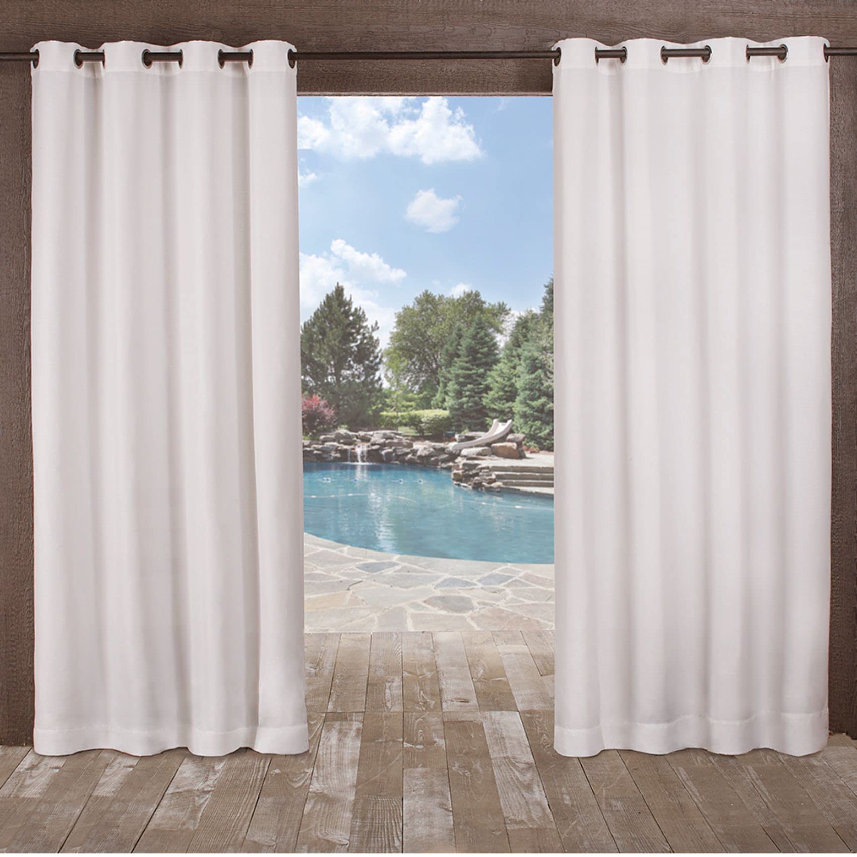 Textured Outdoor Curtains
