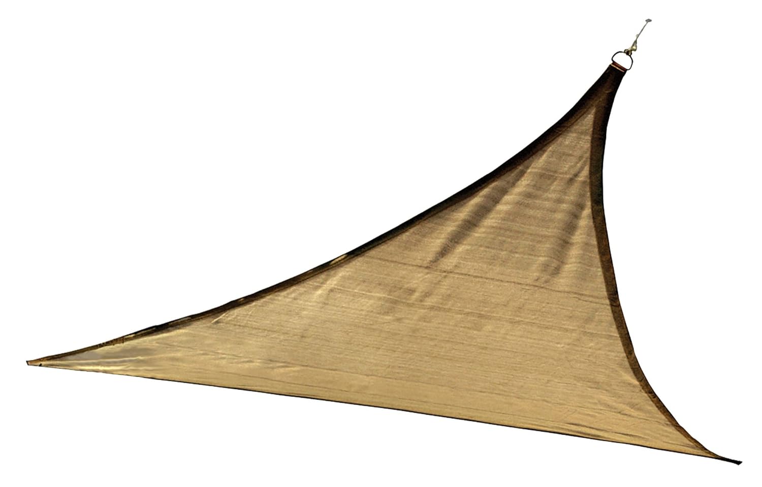 ShelterLogic Shade Sail Triangle - Heavyweight (Attachment Point/Pole Not Included) 12 X 12 Ft. Sand