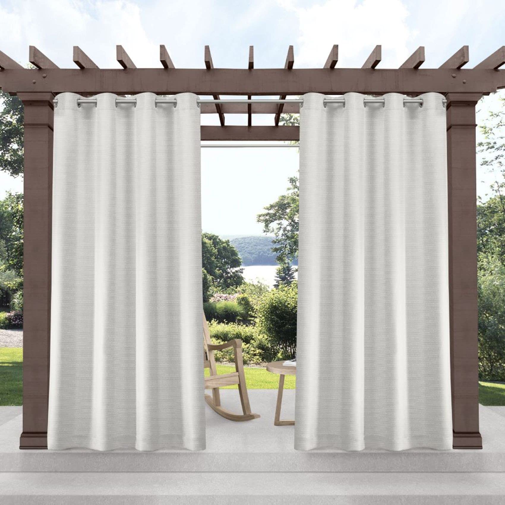 Textured Outdoor Curtains