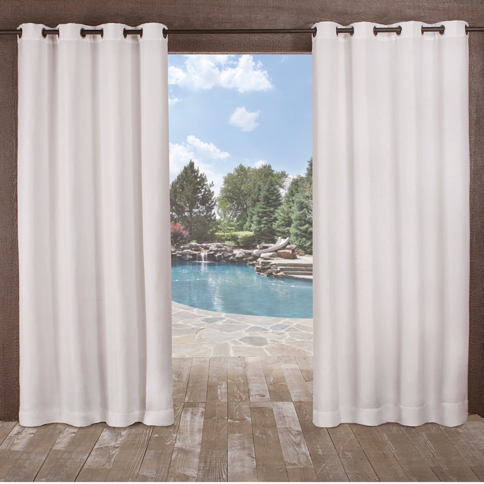 Textured Outdoor Curtains