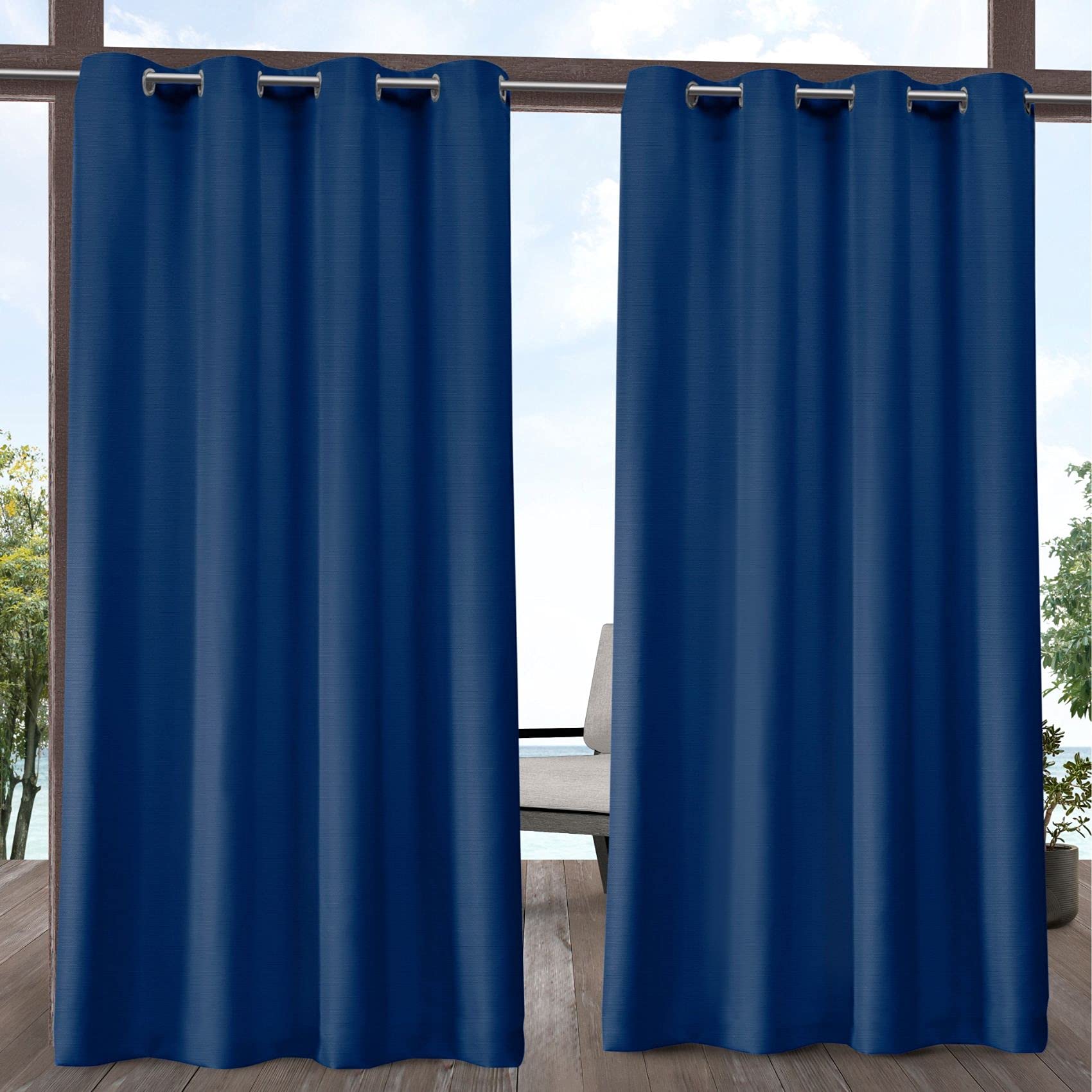 Textured Outdoor Curtains