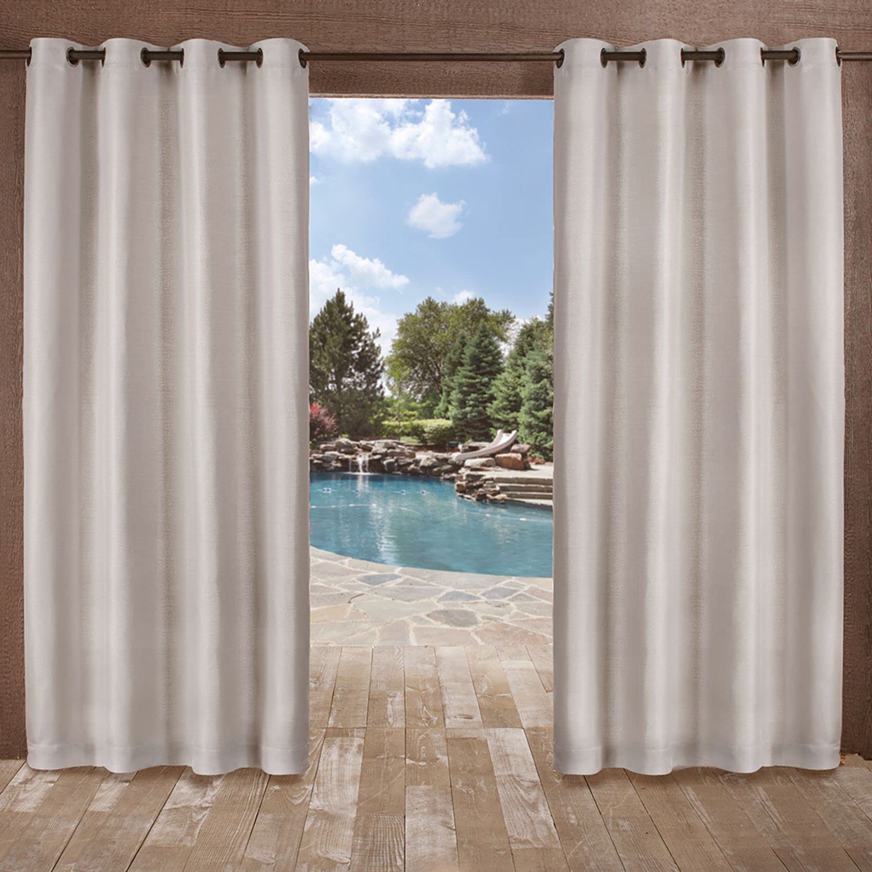 Textured Outdoor Curtains