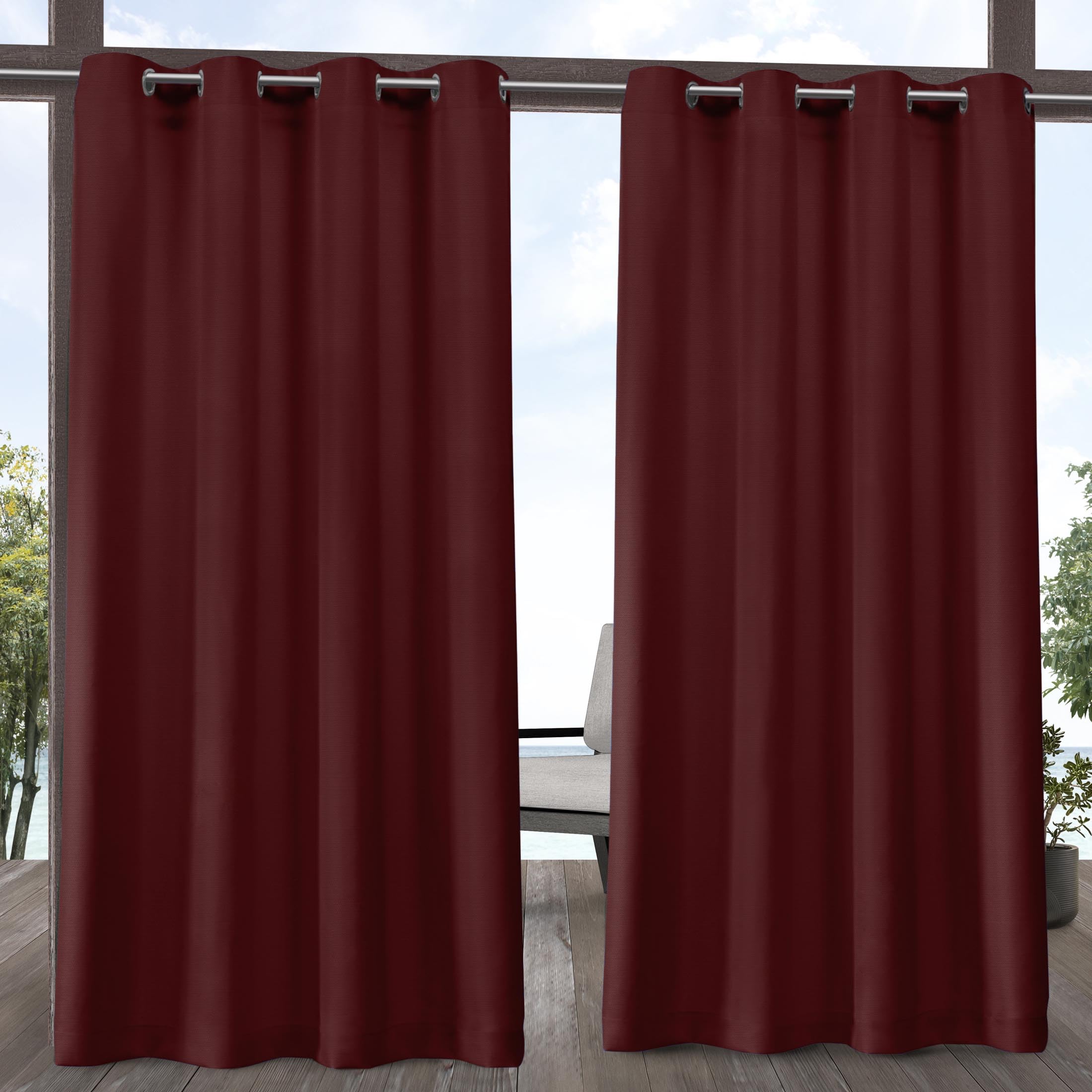 Textured Outdoor Curtains