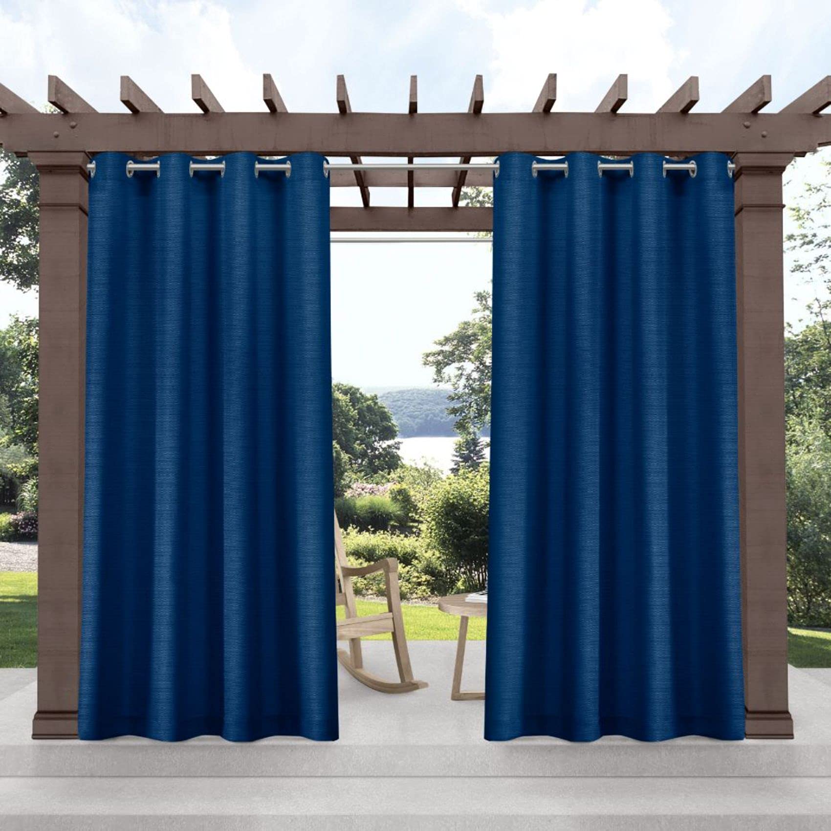 Textured Outdoor Curtains