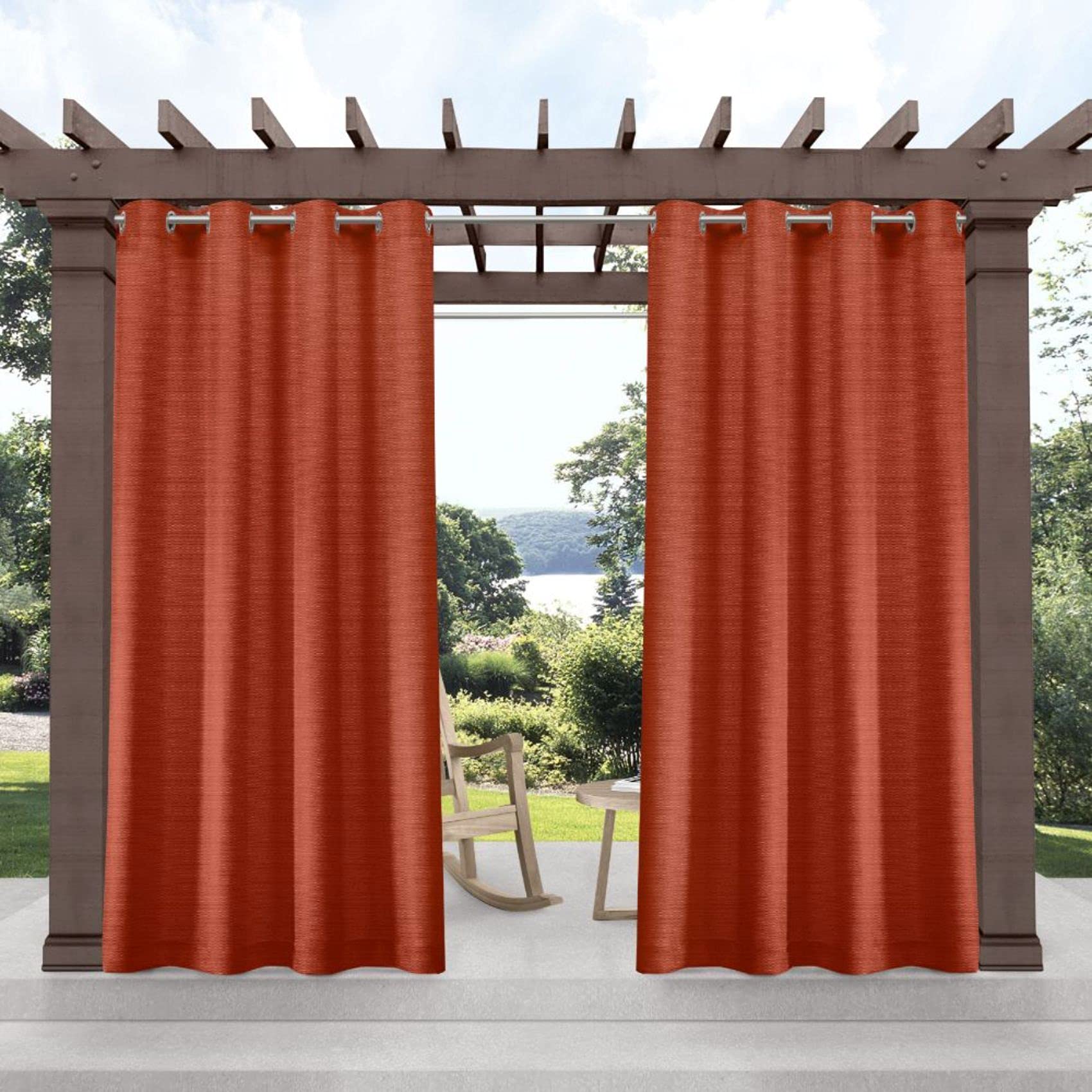 Textured Outdoor Curtains