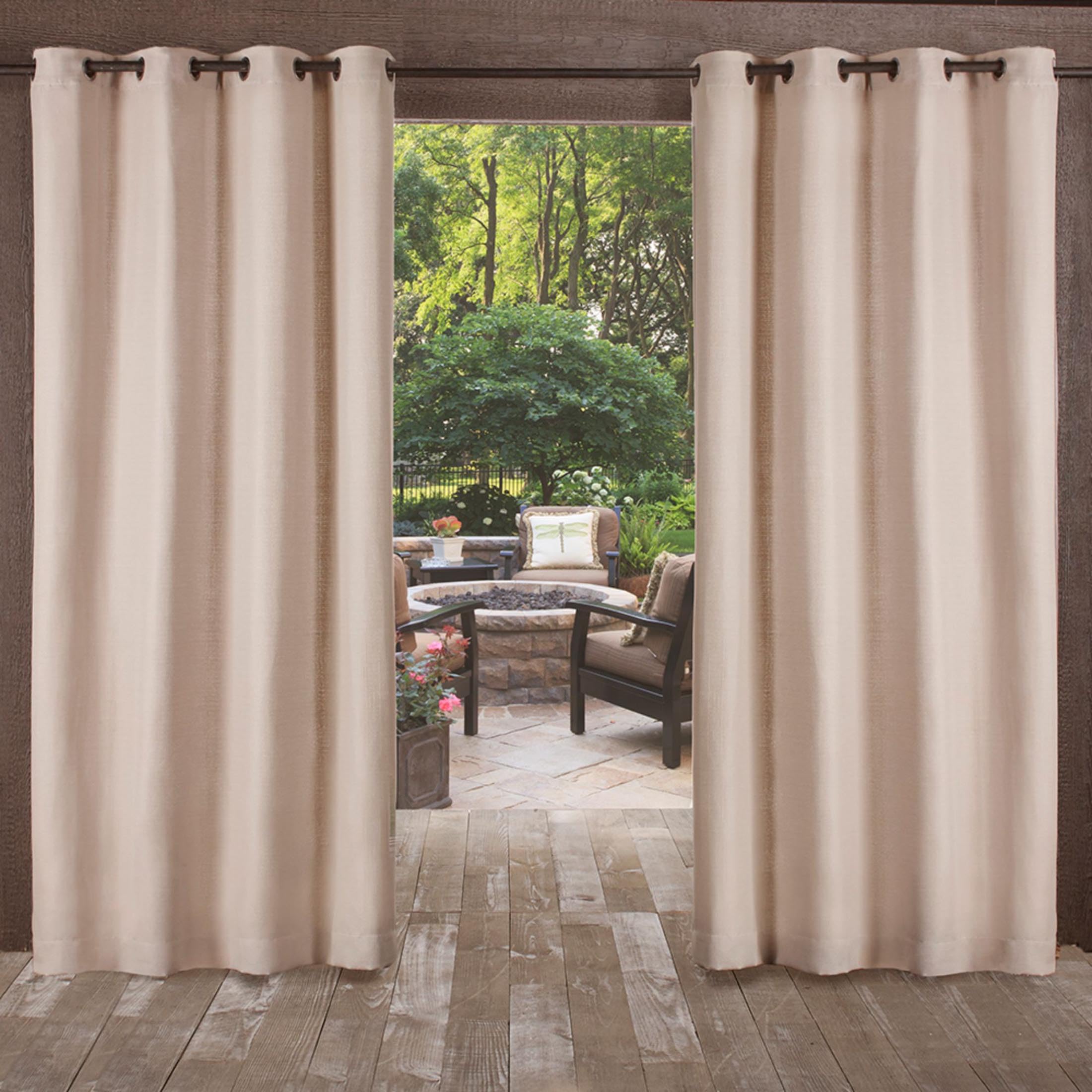 Textured Outdoor Curtains