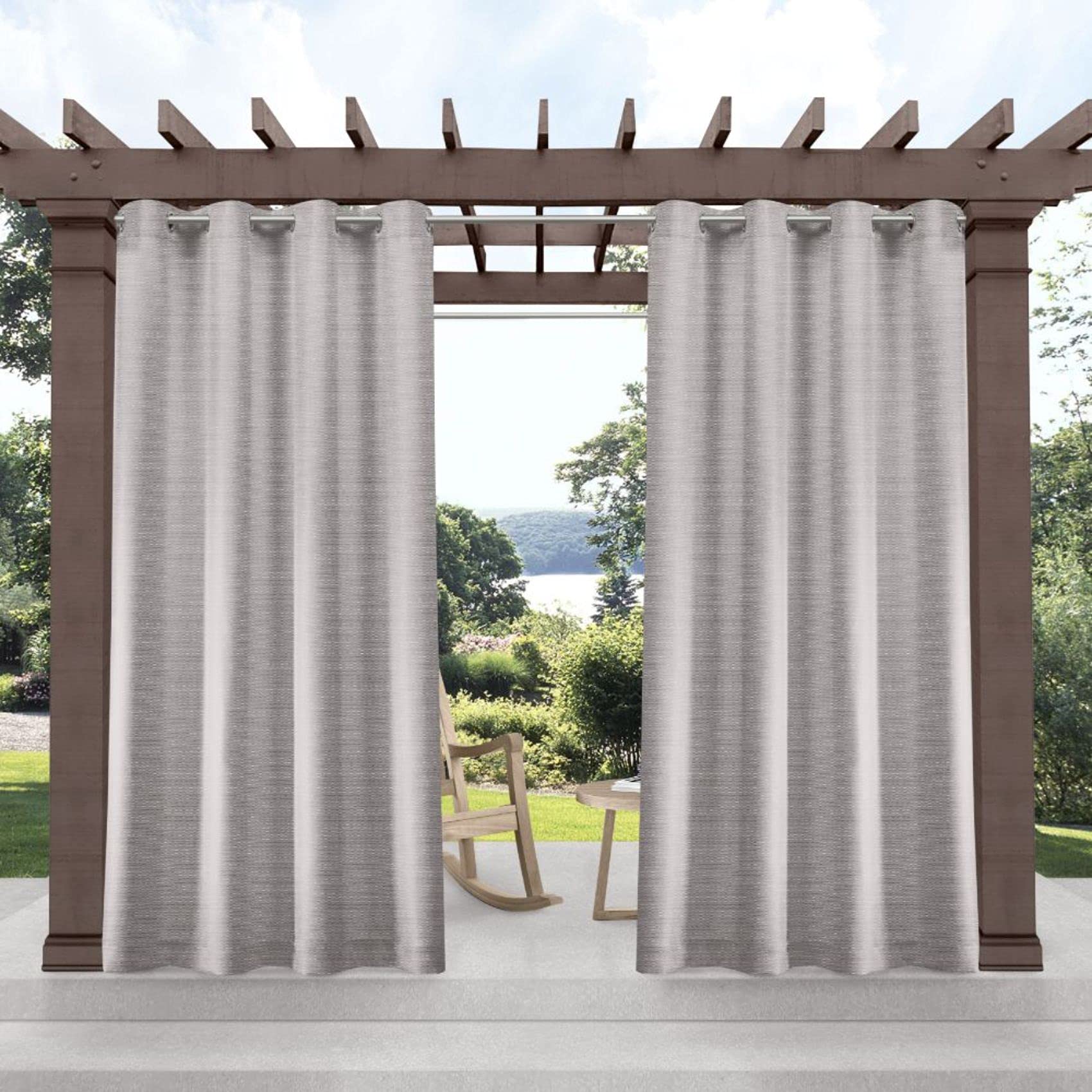 Textured Outdoor Curtains