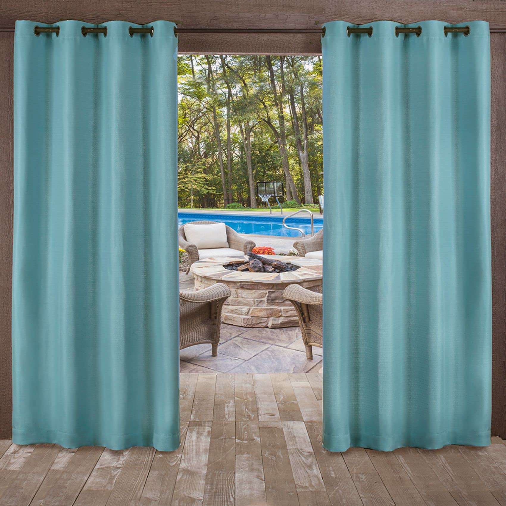 Textured Outdoor Curtains