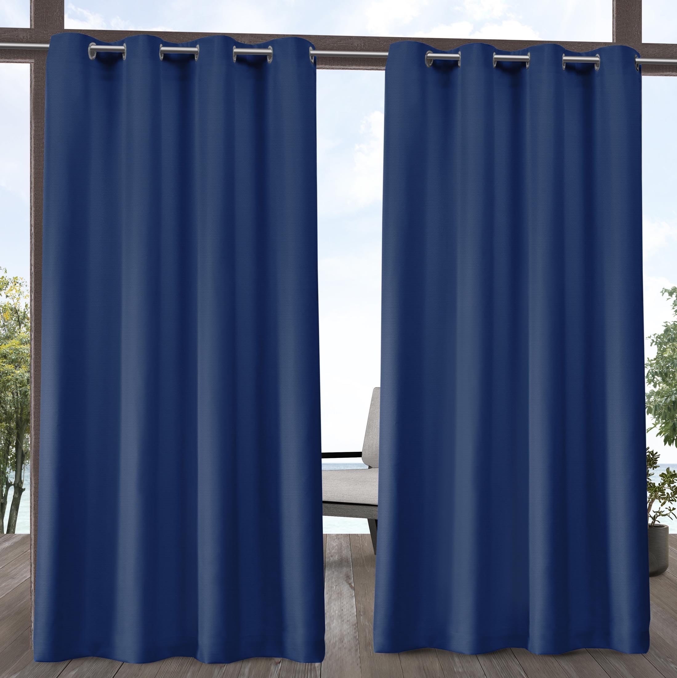 Textured Outdoor Curtains