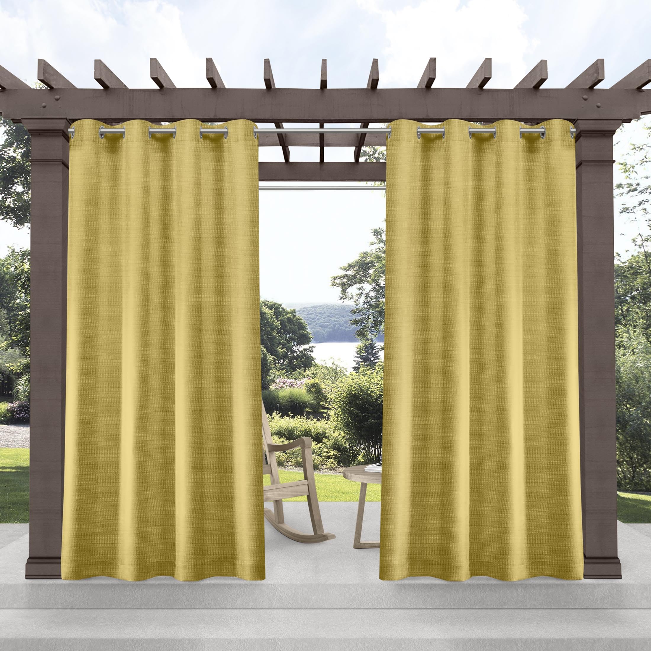 Textured Outdoor Curtains