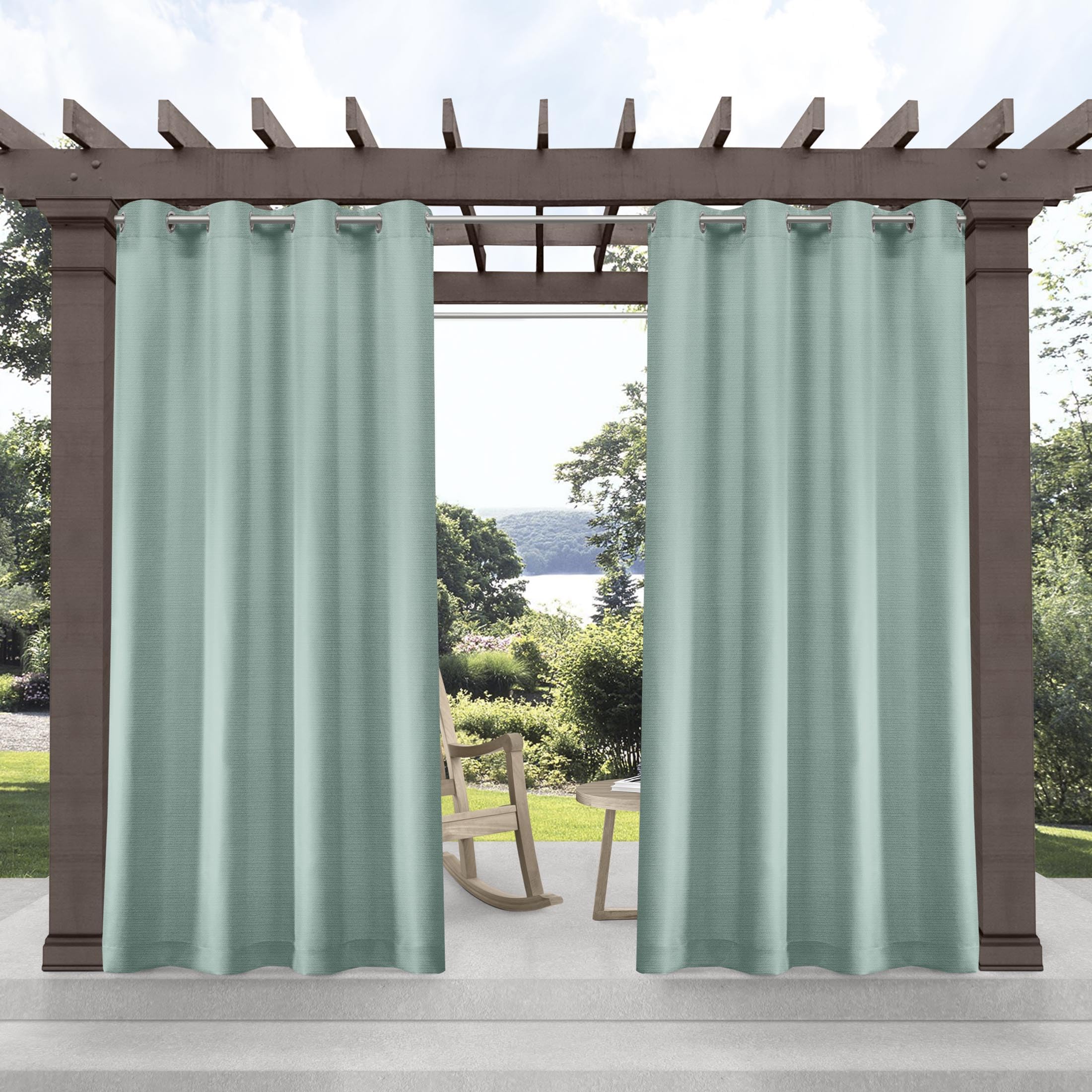 Textured Outdoor Curtains