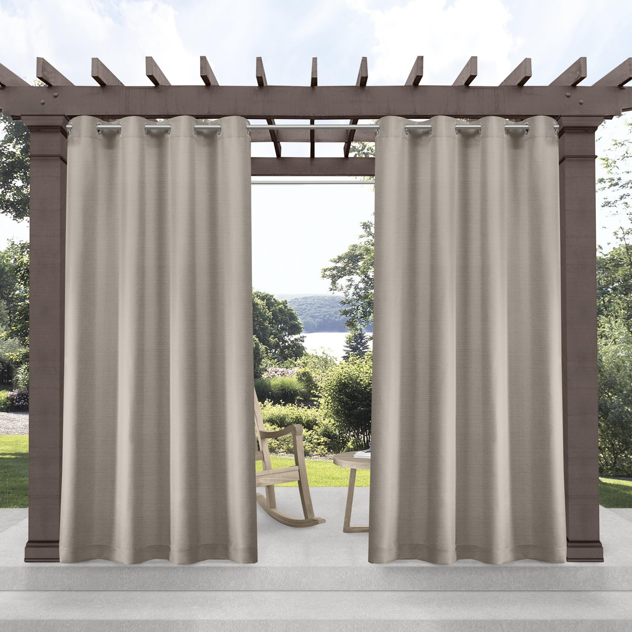 Textured Outdoor Curtains